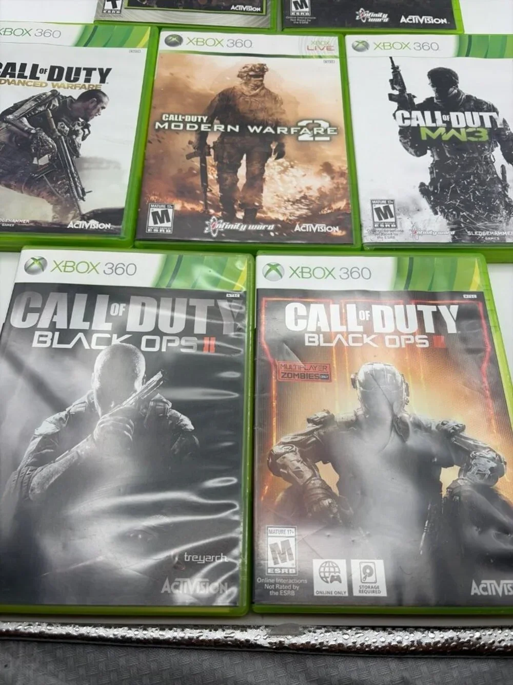Call of Duty Bundle of 7 Games Microsoft Xbox 360 Complete CIB Tested Working